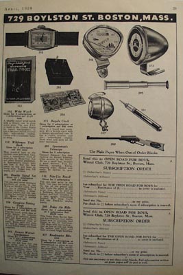 Winnit Club Ten Prizes Shown Ad 1939