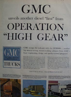 GMC Operation High Gear Ad 1959