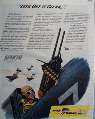 Nash Kelvinator Let Us Get It Clear Ad 1944