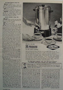 West Bend Party Perk 36 Reasons Ad 1964