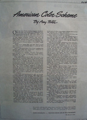 American Color Scheme Clare Potter Article 1945