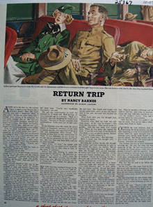Return Trip Short Story by Nancy Barnes 1944