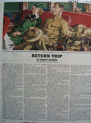 Return Trip Short Story by Nancy Barnes 1944