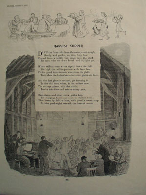 Harvest Supper Poem With Picture 1952