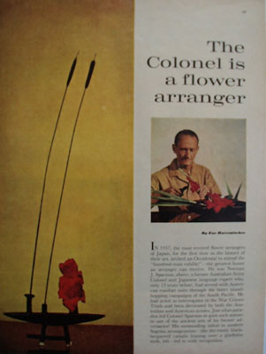 The Colonel Is A Flower Arranger Article 1961