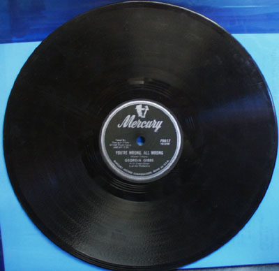 Mercury Record by Georgia Gibbs featuring Tweedle Dee