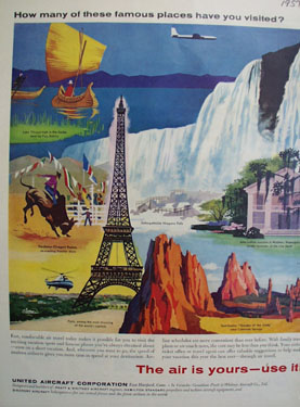 United Aircraft The Air is Yours Ad 1957