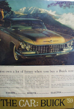 Buick You Own A Lot of Future Ad 1959