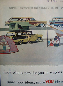 Ford Look Whats New In Wagons Ad 1958