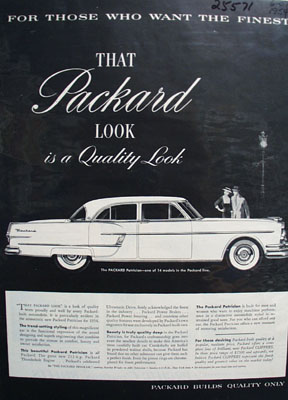 Packard Patrician For Those Who Want Finest Ad 1954