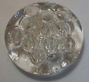 Glass Flower Frog Old