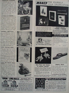 Shop By Mail and Luigi Crystal Ad 1965