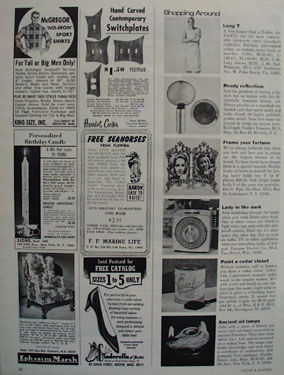 Shop By Mail F F Marine Life Ad 1966