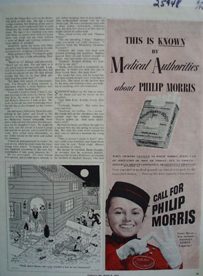 Phillip Morris Known Medical Authorities Ad 1944