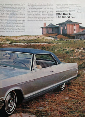 Buick Electra Introducing The Tuned Car Ad 1965