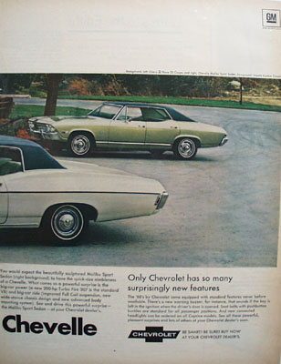 Chevrolet Chevy II In For Powerful Surprise Ad 1968
