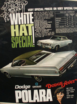 Dodge Polara White Hat Special Ad 1968