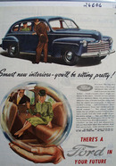 Ford You Will Be Sitting Pretty Ad 1946