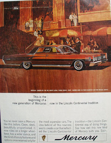 Mercury And Del Monte Lodge In Calif Ad 1964