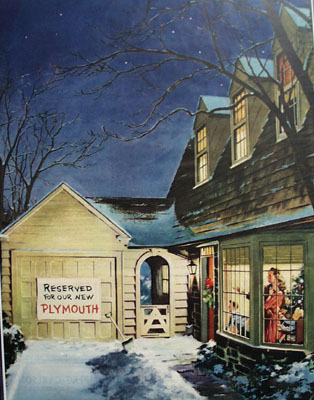 Plymouth Christmas Ad 1945