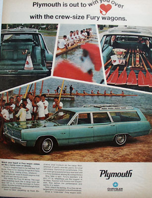 Plymouth Out to Win You Over Ad 1967