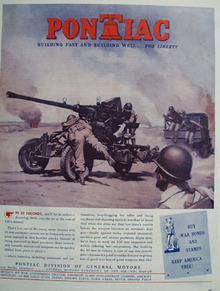 Pontiac Building Fast And Building Well Ad 1943
