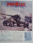 Pontiac Building Fast And Building Well Ad 1943