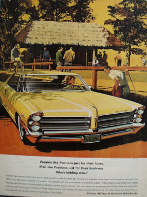 Pontiac Whos Kidding Who Ad 1965