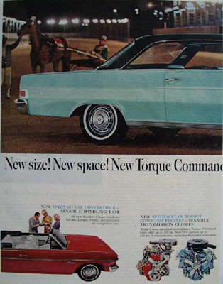 Rambler Classic 3 Sensible Spectaculars Ad 1964