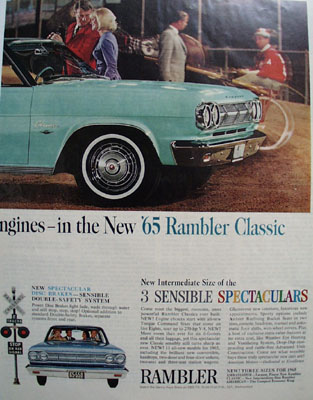 Rambler Classic 3 Sensible Spectaculars Ad 1964