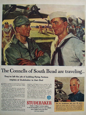 Studebaker The Connells of South Bend Ad 1943