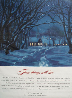 Studebaker Christmas Ad 1944