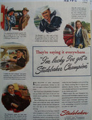 Studebaker They Are Saying It Everywhere Ad 1945
