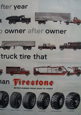 Firestone Year After Year After Year Ad 1957