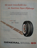 General Dual 90 Most Remarkable Tire Ad 1959