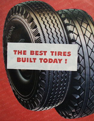 Goodyear Tires Best Tires Built Today Ad 1944