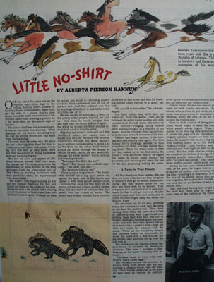 Little No Shirt Short Story 1944