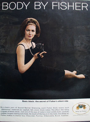 Body By Fisher Basic Black Ad 1965