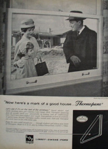 Libbey Owens Ford Thermopane Ad 1961