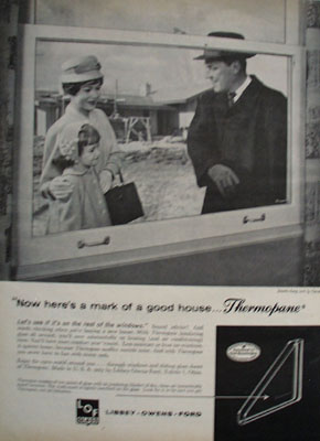 Libbey Owens Ford Thermopane Ad 1961