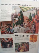 Lipton Tea Ad World's Greatest 1938