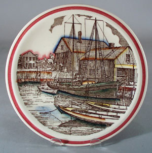 Vernon Kilns Designer Series Plate The Cove