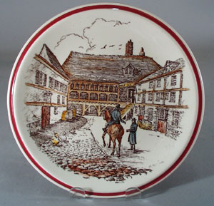 Vernon Kilns Designer Series Plate The Town