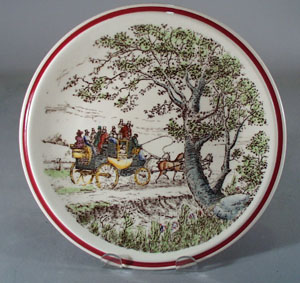 Vernon Kilns Designer Series Plate The Country