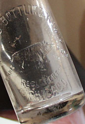 Success Bottling Works Bottle, shows pig