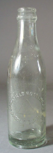 Brookfield Bottling Co Bottle, shows triangle