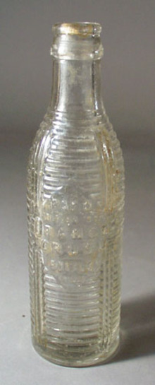 Orange Crush 1920 clear bottle