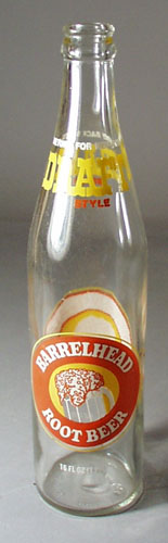 Barrelhead Root Beer Return Bottle