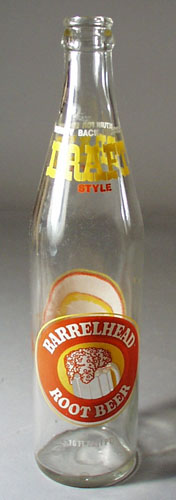 Barrelhead Root Beer Return Bottle