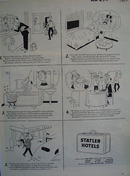 Statler Hotels And Professor Paul Ad 1950